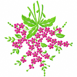 Flowers And Tree Embroidery Design 4 Flowers And Tree Embroidery Design 4